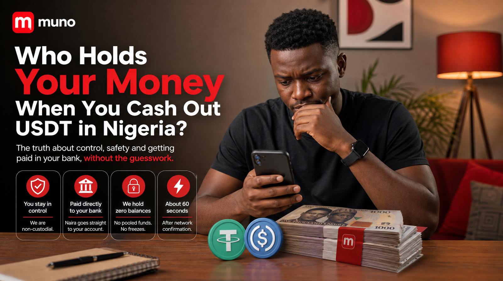 Who Holds Your Money When You Cash Out USDT in Nigeria?